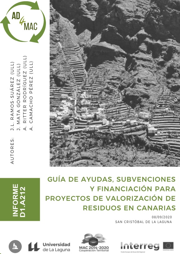 Guía de ayudas, subvenciones y financiación disponible para proyectos de valorización de residuos en Canarias